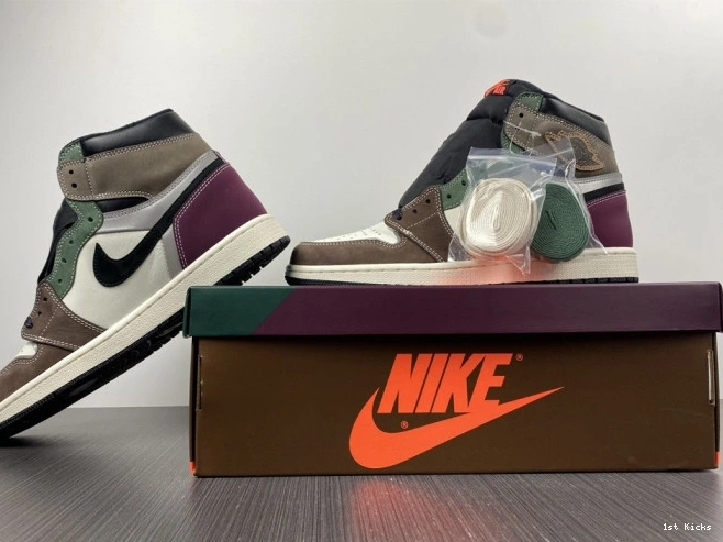 1st Kicks 1 Air OG Jordan Crafted Hand DH3097-001 High 0726